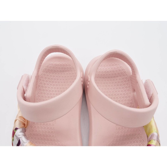 Essentials by Muk Luks Sandals Womens 7-8 Pink Slingback Hook & Loop Sporty - Picture 7 of 11